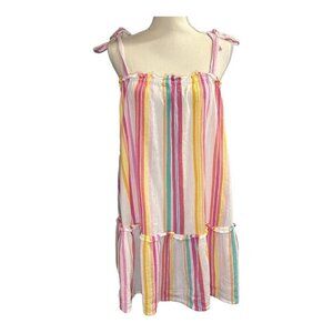 J. Crew Factory Multicolor Striped Mini Dress